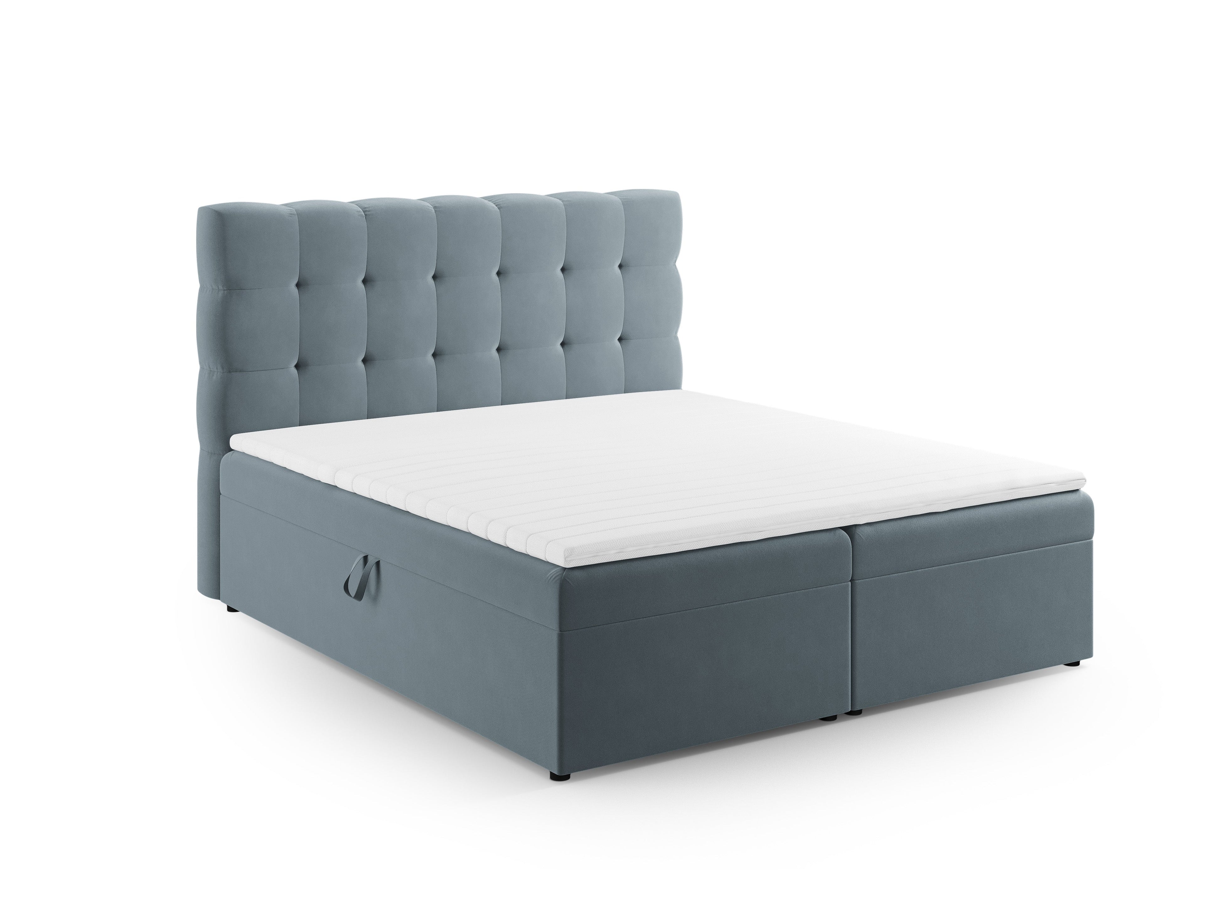Box spring postelje Mamaia - svetlo modra