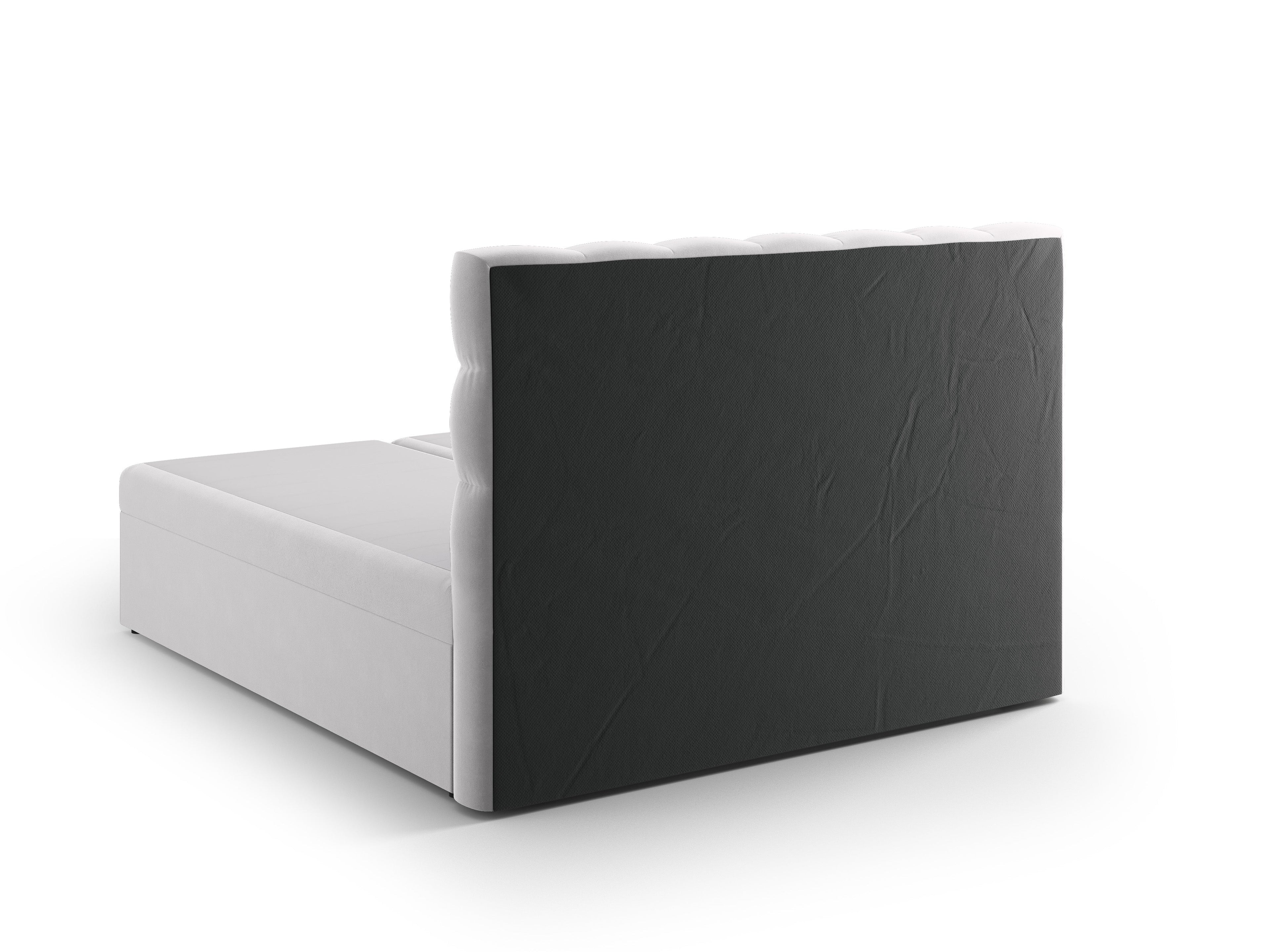 Box spring postelje Mamaia - svetlo sive