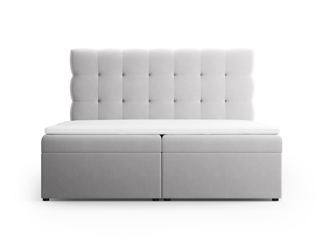 Box spring postelje Mamaia - svijetlo sive